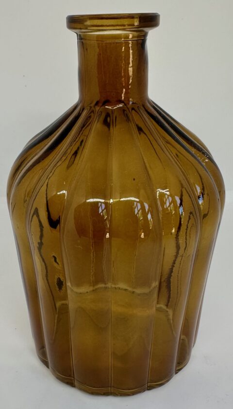 Vase Flasche Amber 16,5cm